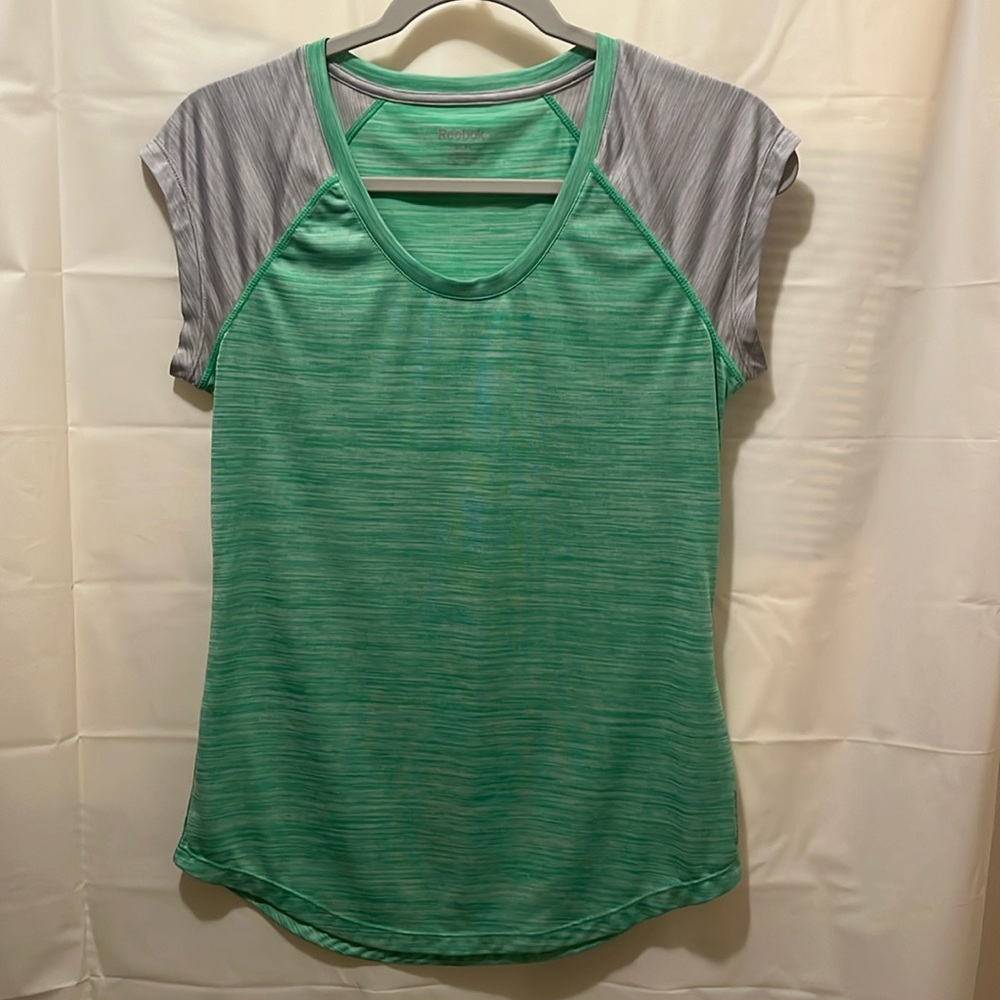 Reebok size small green athletic shirt